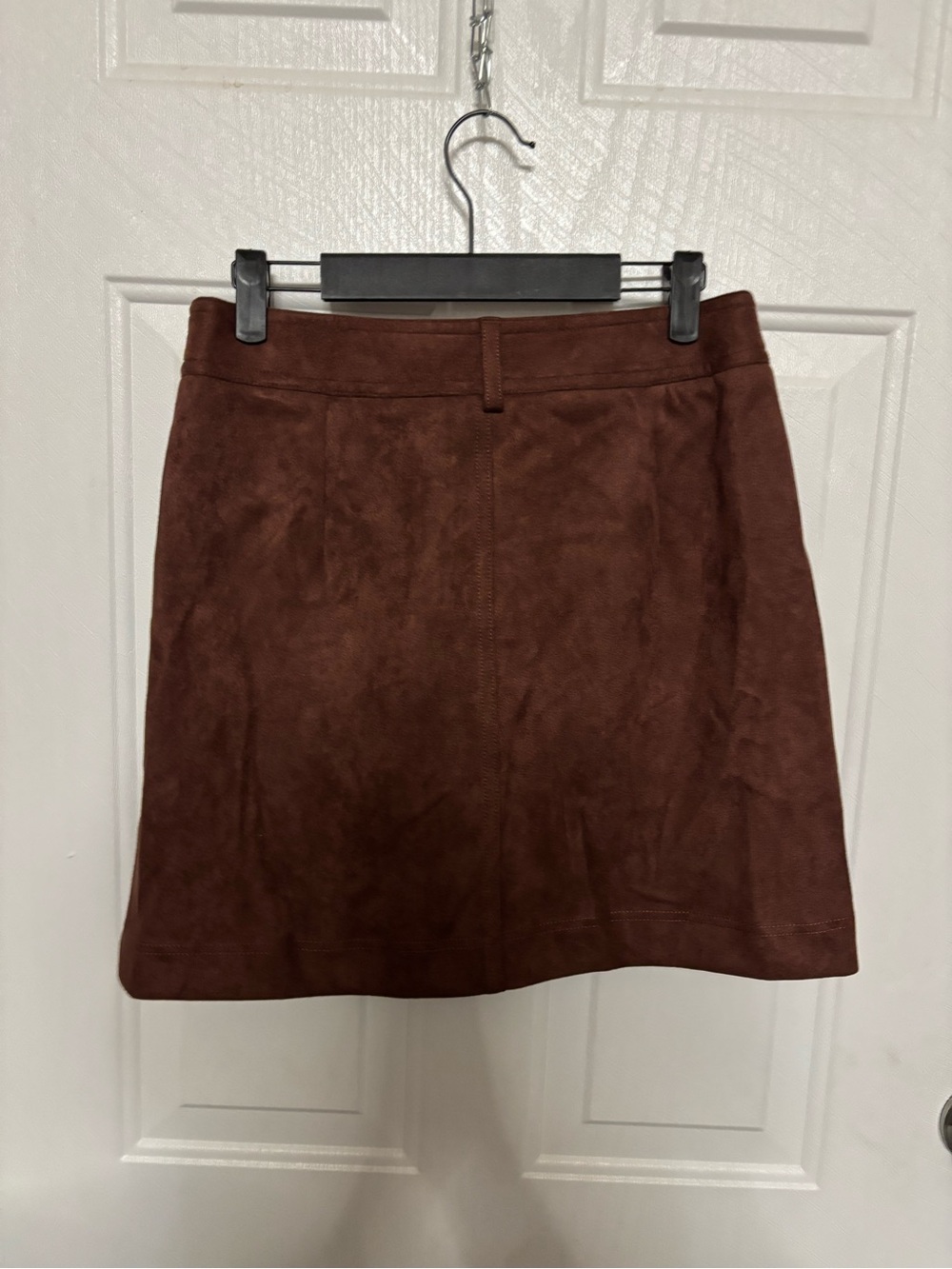 Universal Thread Brown Button-Front A-Line Skirt - Picture 4 of 6